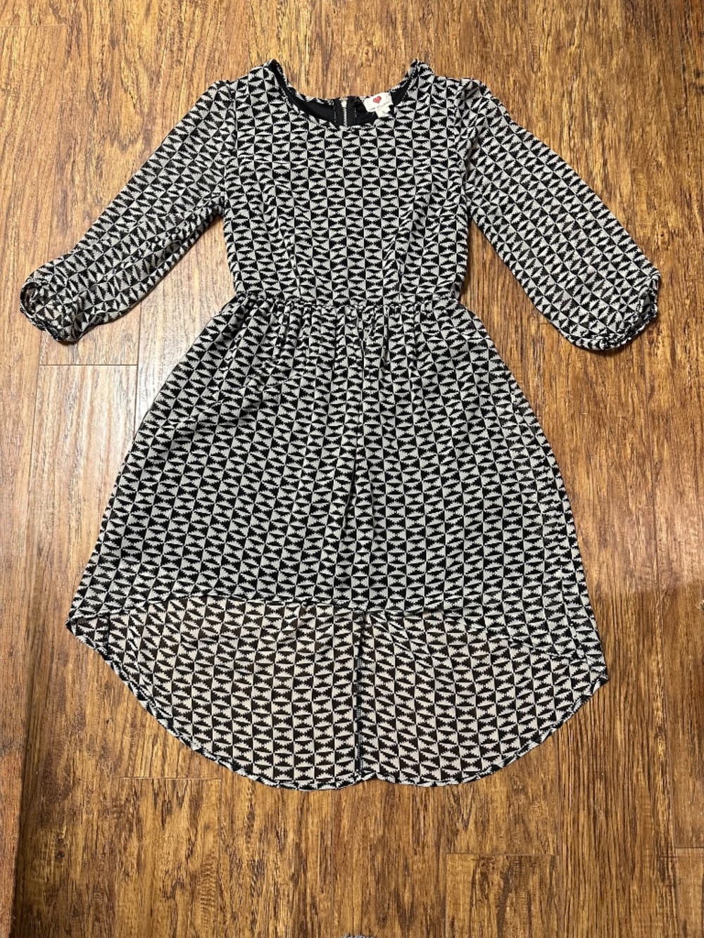 One Clothin Women's Mini Dress Black & White Size Small